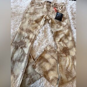 THRT MENS  Distressed Tie-Dye Jeans size 32 NWOT